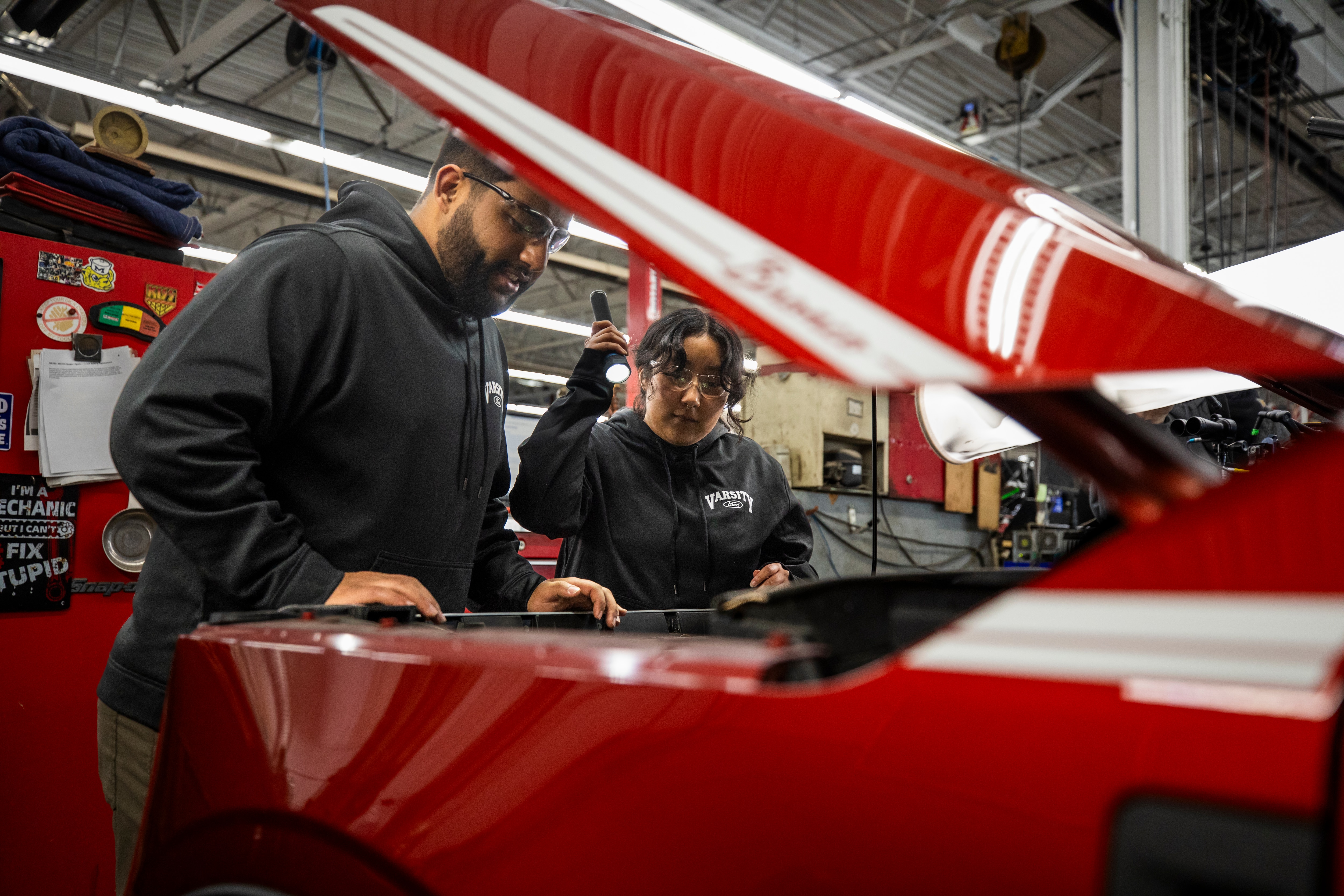 The Ford and Carhartt partnership includes support for the next generation of auto technicians. Carhartt will outfit the next cohort of students out of the Ford Auto Tech Scholars program. 